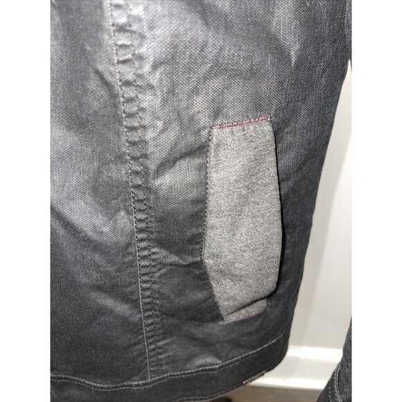 buckle black mens long sleeve zip up jacket fit no 48 size Small - Picture 5 of 12